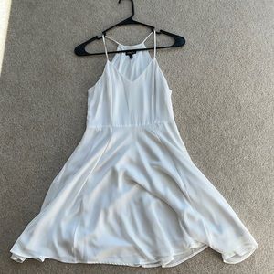 White Express Flowy Dress